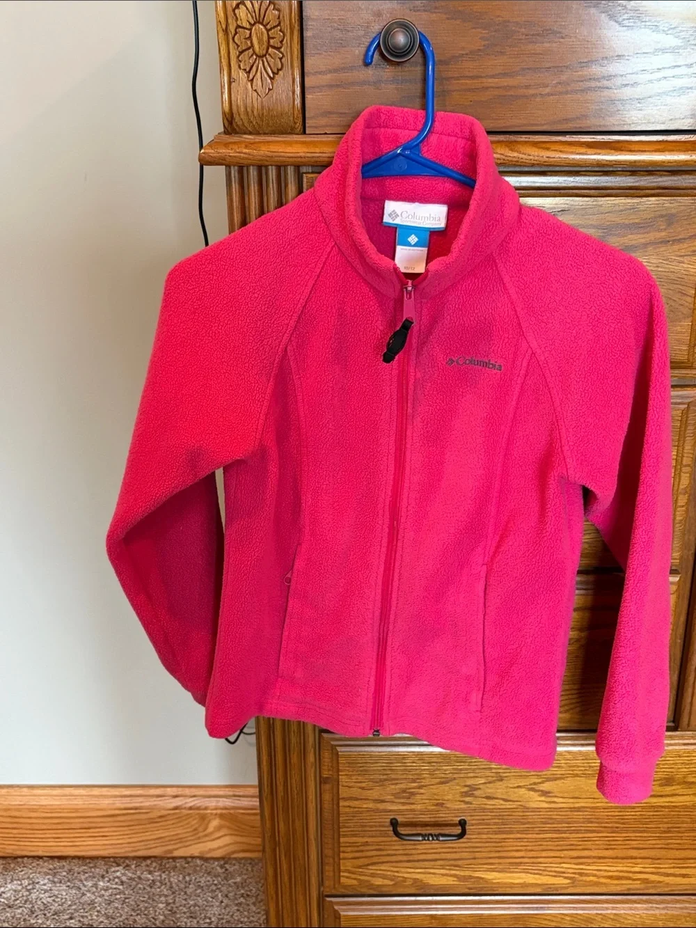 Columbia Kids Hot Pink Fleece Full-Zip Jacket